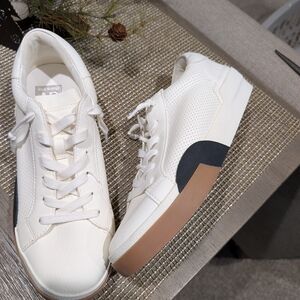 DV by Dolce Vita White and Black Sneakers
